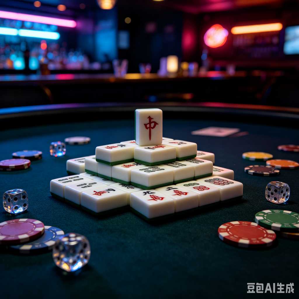 colorful mahjong score chips